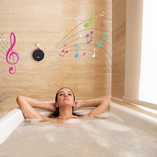 Inwa Bluetooth Shower Speaker IPX7 Waterproof with TWS and TF Card Mode