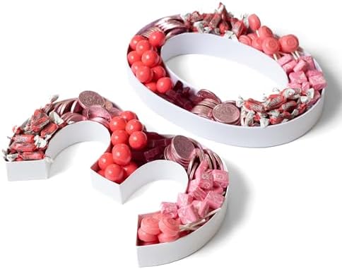 Handmade Cardboard Letter E Candy Box 12 x 15
