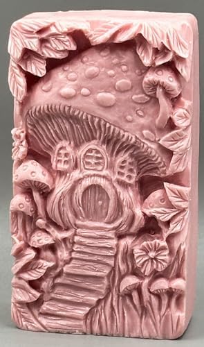 Mushroom House Silicone Mold for Soap Making and Crafts