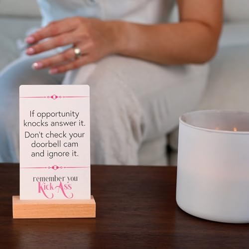 KickAss Affirmation Cards For Women With Stand
