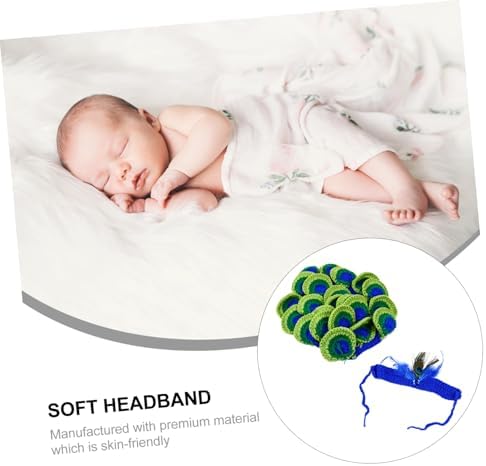 Beavorty Peacock Baby Photo Costume Set