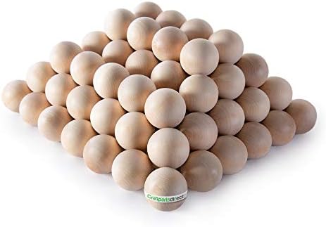 1 Inch Unfinished Wooden Balls Pack of 100