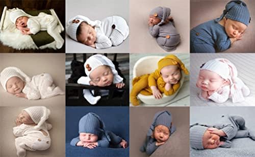 Vedory Baby Photo Props Set with Hat and Pants