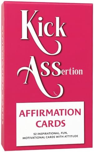 KickAss Affirmation Cards For Women With Stand
