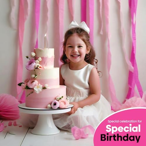 Captain Decor 4 Hot Pink Crepe Paper Streamers Rolls