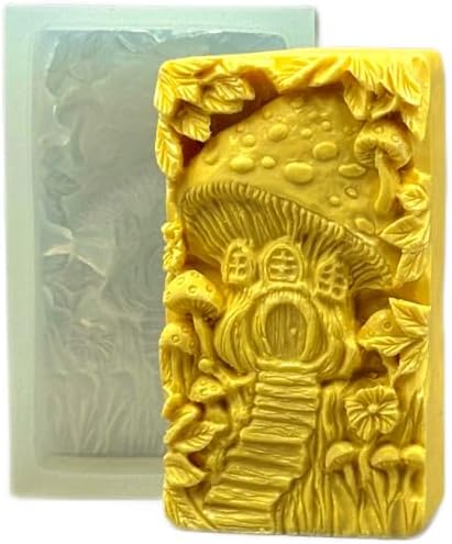 Mushroom House Silicone Mold for Soap Making and Crafts