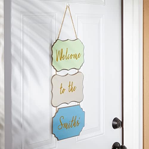 Juvale Wooden Plaques for Crafts 9x6 Inch 6 Pack