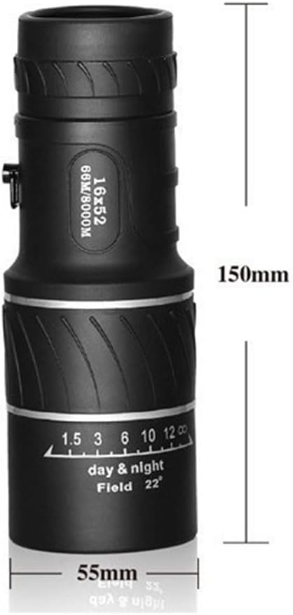 16X52 Magnesium Alloy Waterproof Telescope with Night Vision