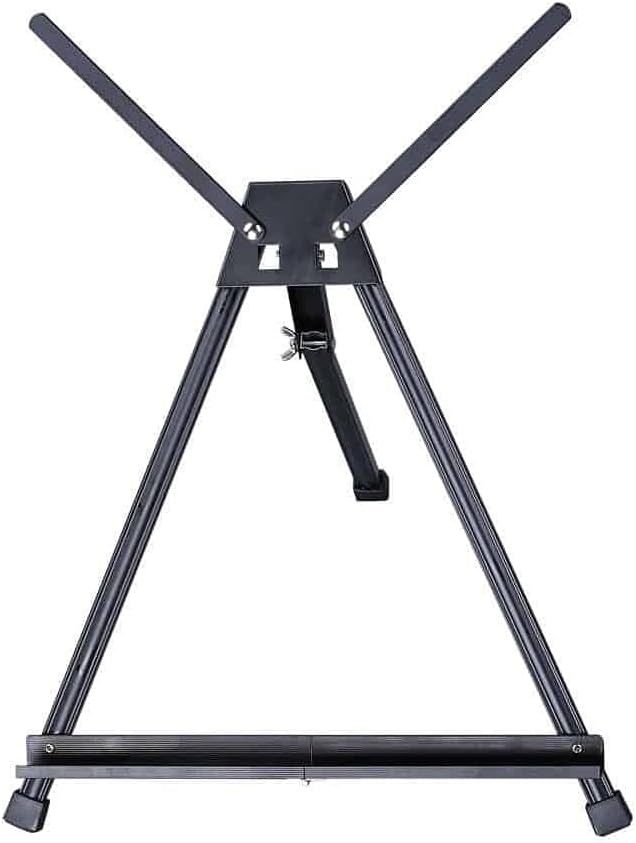 KINGART Adjustable Aluminum Easel - 15 to 21 Height - Portable and Durable