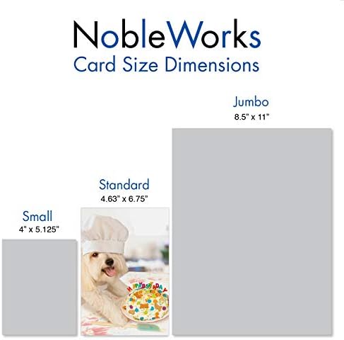NobleWorks Funny Birthday Card with Envelope