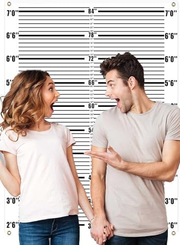 43 x 49ft Mugshot Backdrop for Photo Booth