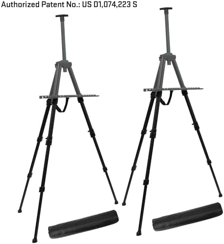 Artist Easel Stand 17 to 56 Inches Extra Thick Aluminum