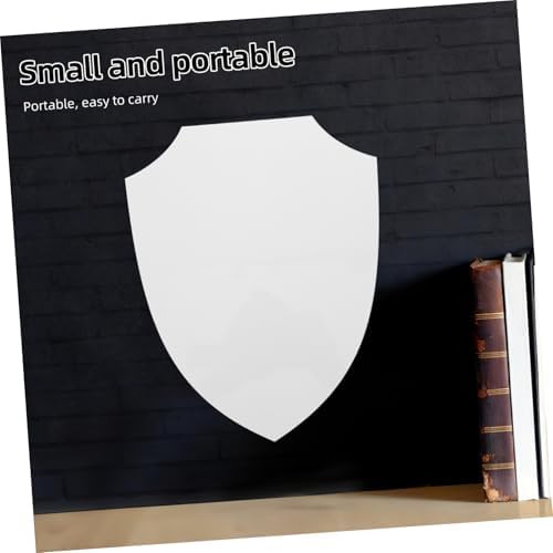 Ciieeo 2pcs Unfinished Shield Photo Frame for Sublimation Crafting