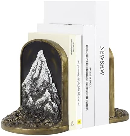 Zgylin Snow Mountain Vintage Bookends