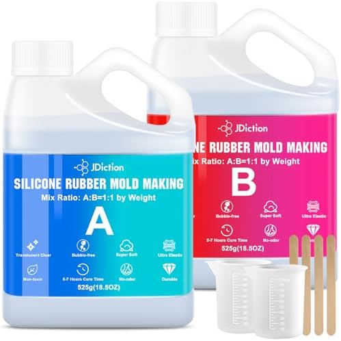 JDiction Silicone Mold Making Kit for Resin and Soap Molds