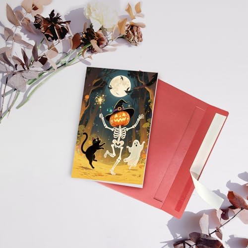 SuperShunhu Halloween Greeting Card with Funny Design