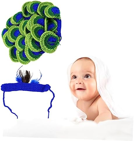 Beavorty Peacock Baby Photo Costume Set