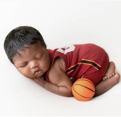 Newborn Photography Props Basketball Hat Pants Set for Baby Boy