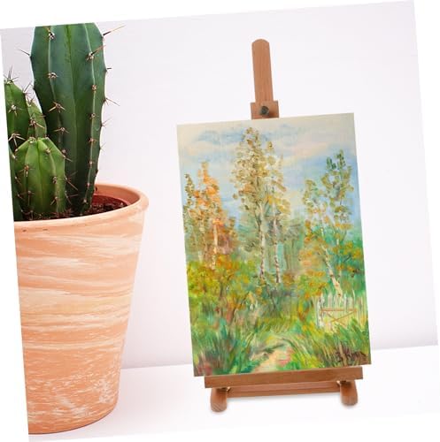 Lightweight Solid Wood Easel for Art Display and Sketching