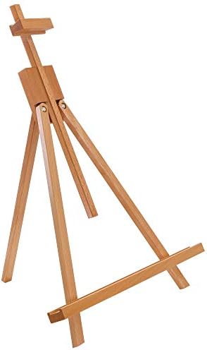 US Art Supply 31 Inch Adjustable Wood Easel