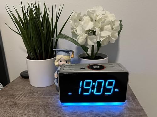 iTOMA Alarm Clock Radio with Bluetooth Speaker and Night Light CKS708
