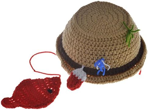 Vedory Baby Newborn Photo Props Set Fisherman Costume