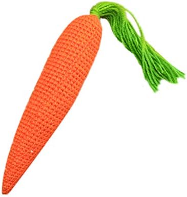 Newborn Baby Easter Outfit Crochet Knit Carrot Rabbit Beanie Pants Hat Set