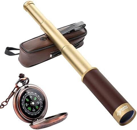Laupha Retro Pirate Telescope 25x30 Monocular