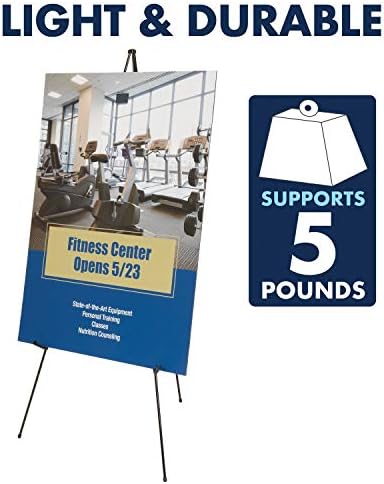 Quartet Easel Instant Stand 63 Adjustable 6-Pack