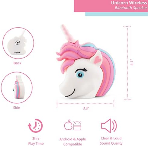 Unicorn Bluetooth Speaker for Kids Portable