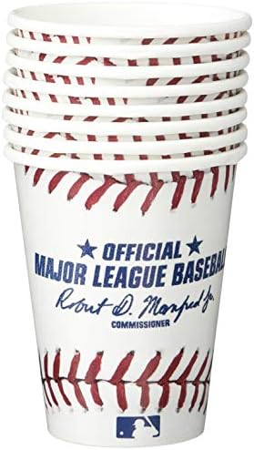 Adorable Rawlings Baseball Cups 9 oz Pack of 8