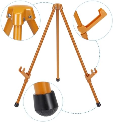 PATIKIL Tabletop Easel Stand for Display Brown