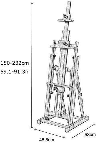 Large Adjustable Easel for Art and Poster Display