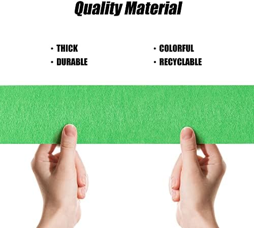 Green Streamers 8 Rolls 656ft Crepe Paper Decorations