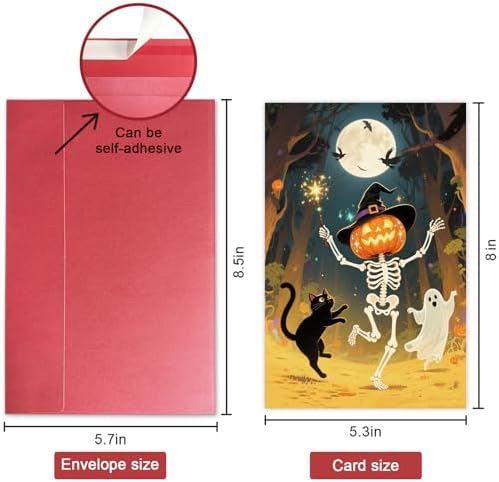 SuperShunhu Halloween Greeting Card with Funny Design