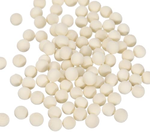 Uxcell 100pcs Round Wood Balls 14 Inch Diameter Unfinished Solid Craft Spheres