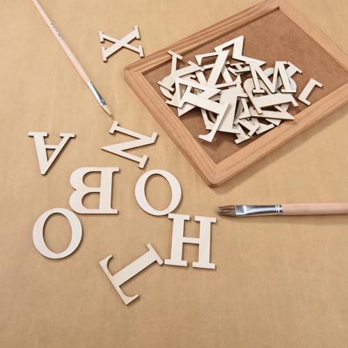 2 Inch 120 Pcs Wooden Greek Letters Set