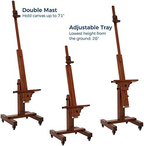 VISWIN Studio Heavy Duty Easel for Large Canvas Up to 71