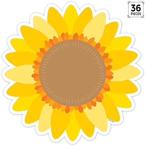 Sunflower 6 Inch Cut-Outs Classroom Decor