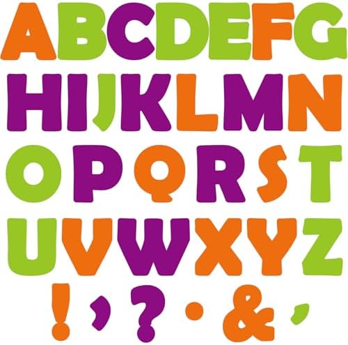 150 PCS 6 Colorful Bulletin Board Letters Set