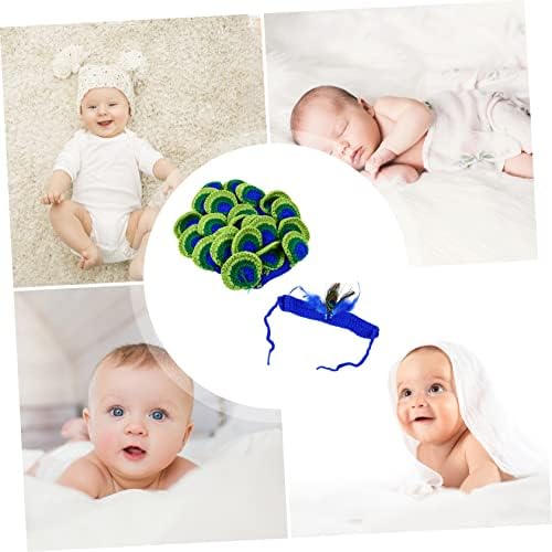 Beavorty Peacock Baby Photo Costume Set
