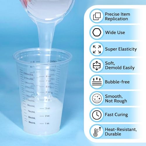 JDiction Silicone Mold Making Kit for Resin and Soap Molds