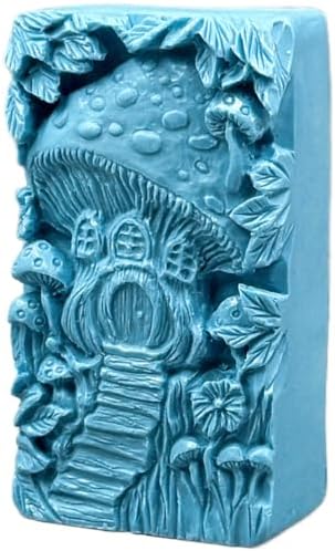 Mushroom House Silicone Mold for Soap Making and Crafts