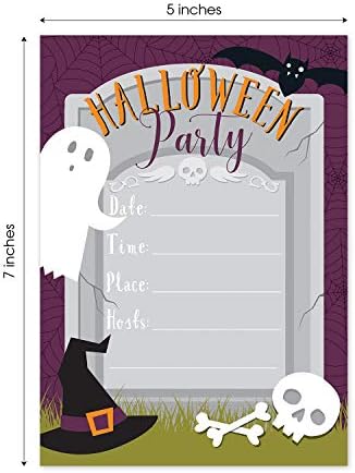 Canopy Street Halloween Party Invites 5x7