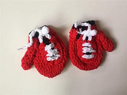 Brenaly Newborn Baby Photo Prop Set Crochet Gloves and Pants