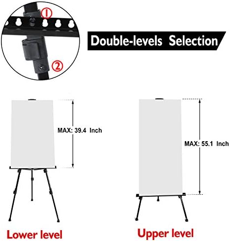 T-SIGN 72 Inch Adjustable Folding Easel Stand