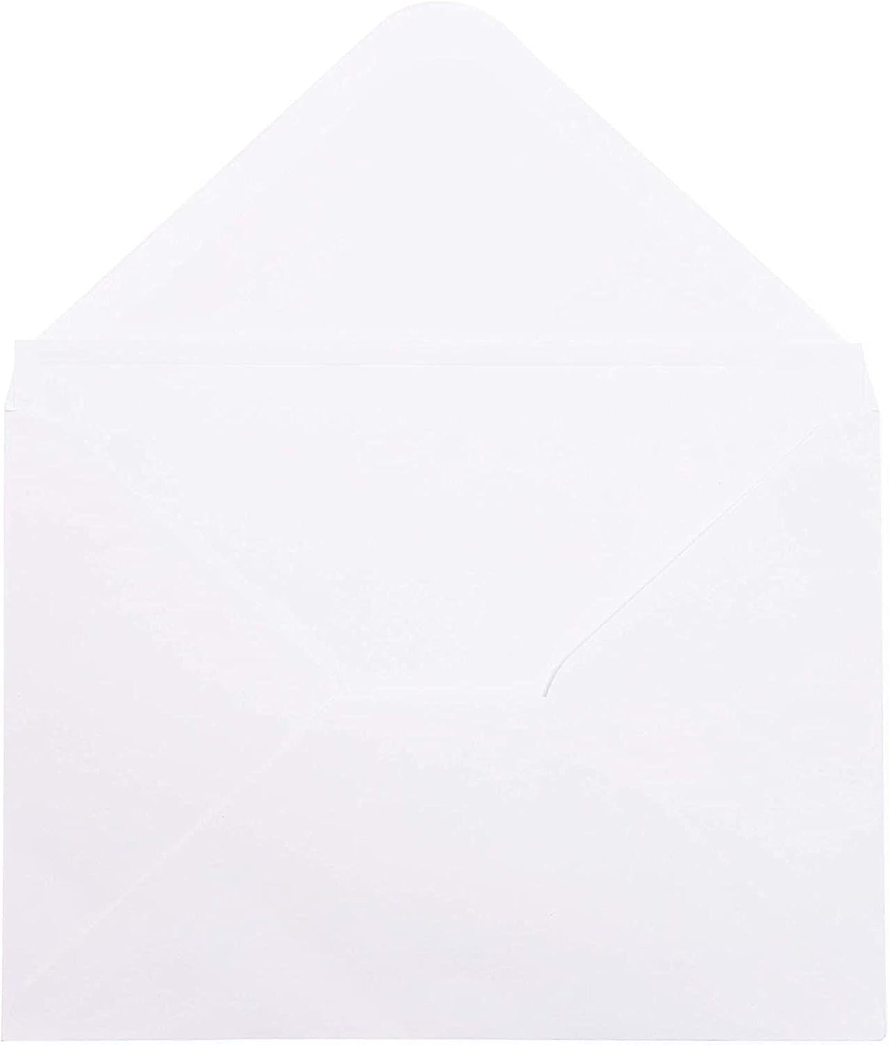 100 Pack Blank Invitation Cards with Envelopes