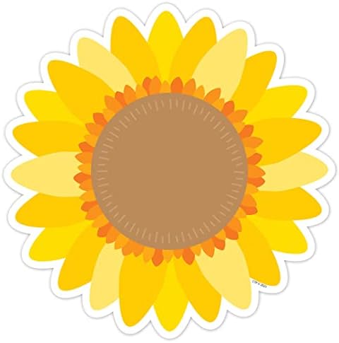 Sunflower 6 Inch Cut-Outs Classroom Decor