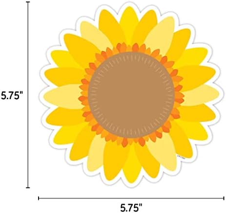 Sunflower 6 Inch Cut-Outs Classroom Decor
