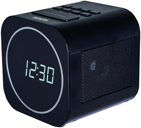 Memorex MX-CR140 Dual Alarm Clock Radio with USB Charging